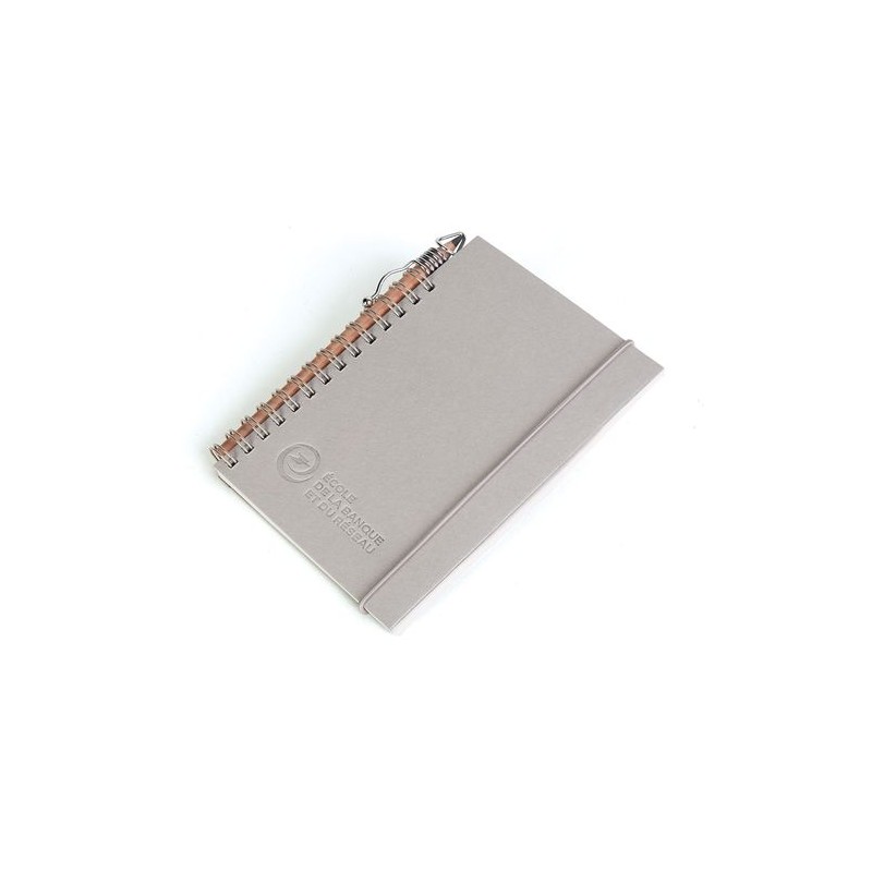 Carnet A6 sans crayon  Clip One marquage laser ultra précis