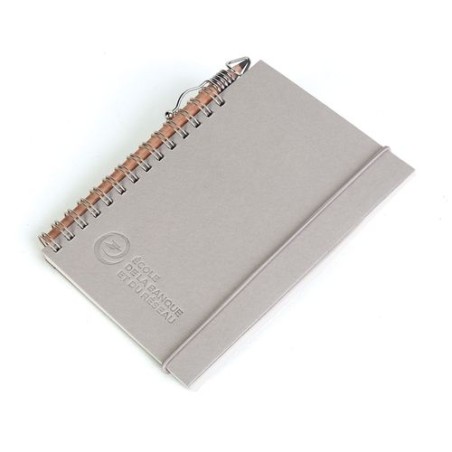 Carnet A6 sans crayon  Clip One marquage laser ultra précis