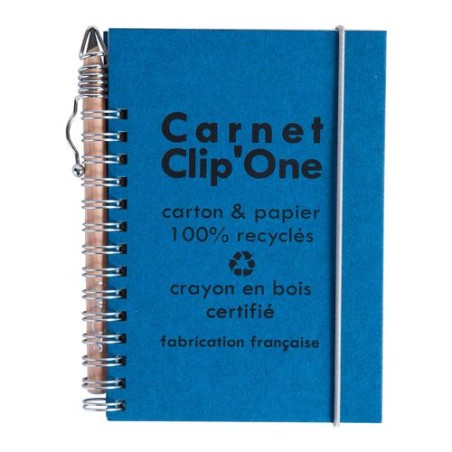 Carnet A6 sans crayon  Clip One cadeau collaborateur premium
