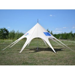 Tente Étoile 10m avec Mât Central - Événements Réussis 2