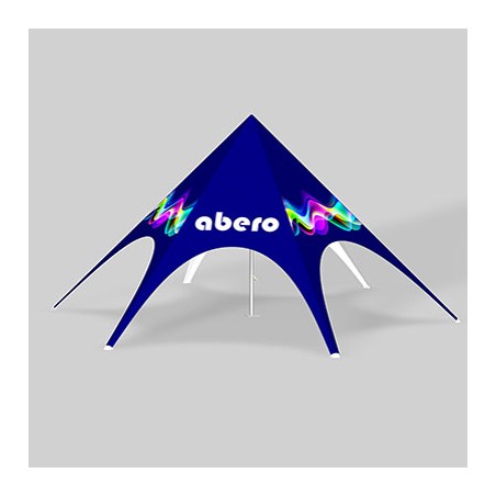 Tente Étoile 10m avec Mât Central - Événements Réussis