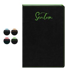 Carnet Personnalisable Cahier SENTOSA Couleurs : noir Matières : papier (FSC) 2