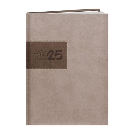 Agenda Éco-responsable 2025 Personnalisé TALLINN - Papeterie pas cher Couleurs : marron Matières : papier (FSC) cadeau entrepris