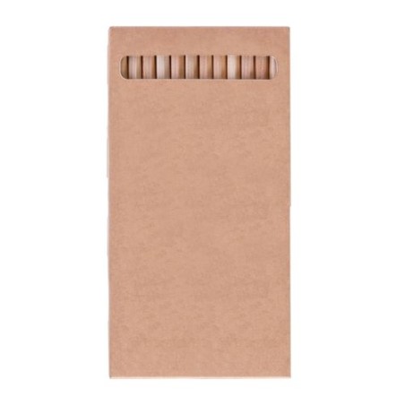 Étui  12 crayons couleur 17,6 - Messager objet promotionnel éco-responsable