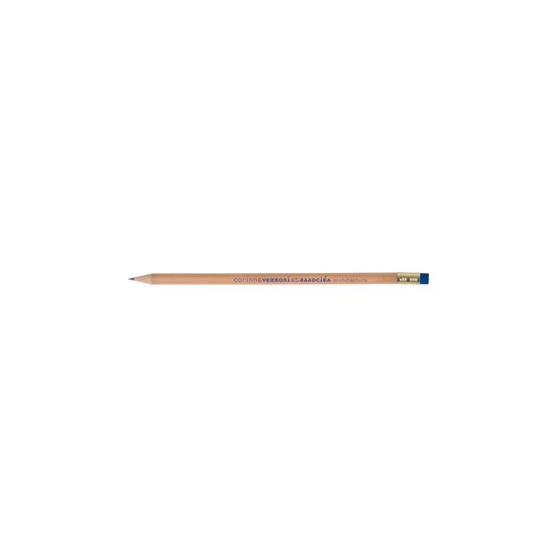 Crayon rond incolore de 17,6 cm personnalisable Prestige Nat cadeau client original