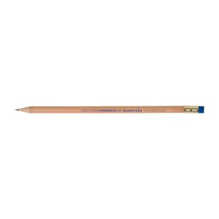 Crayon rond incolore de 17,6 cm personnalisable Prestige Nat cadeau client original