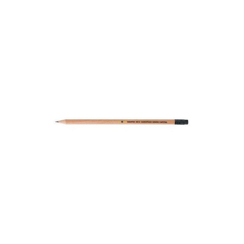 Crayon rond incolore de 17,6 cm personnalisable Prestige Nat goodies publicitaire durable