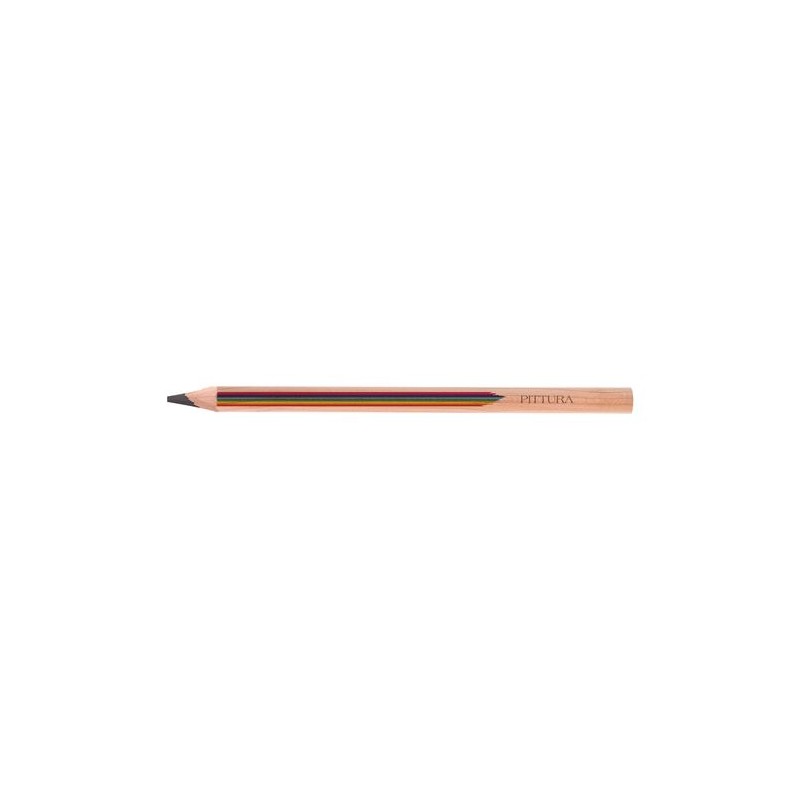 Crayon Multicouleurs Éco-responsable 17,6 cm - BIG PRESTIGE personnalisation rapide en France