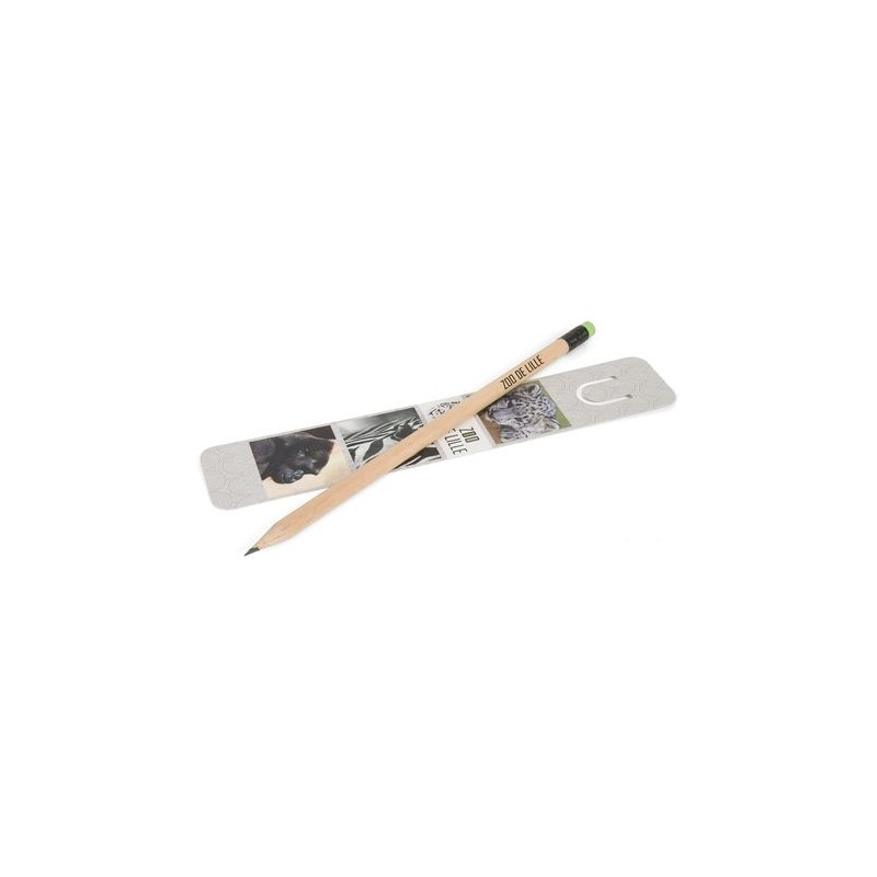 Kit Marque-Page Éco-responsable 19 cm - INCO Cadeau Publicitaire Pratique personnalisable avec votre logo