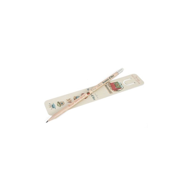 Kit Marque-Page Éco-responsable 19 cm - INCO Cadeau Publicitaire Pratique marquage laser ultra précis