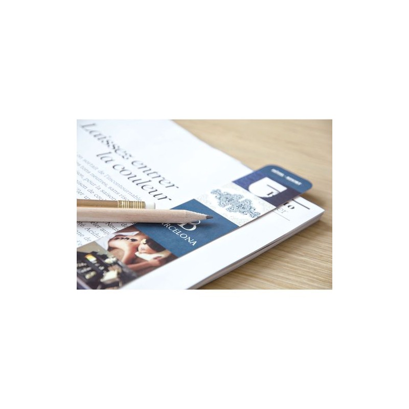 Kit Marque-Page Éco-responsable 19 cm - INCO Cadeau Publicitaire Pratique personnalisation rapide en France