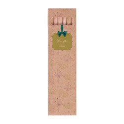Étui Éco-responsable Personnalisable pour 12 Crayons Aquarellables - 17,6 cm