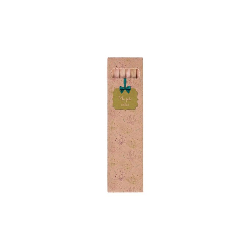 Étui Éco-responsable Personnalisable pour 12 Crayons Aquarellables - 17,6 cm