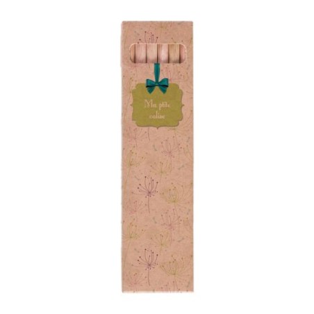 Étui Éco-responsable Personnalisable pour 12 Crayons Aquarellables - 17,6 cm impression haute définition