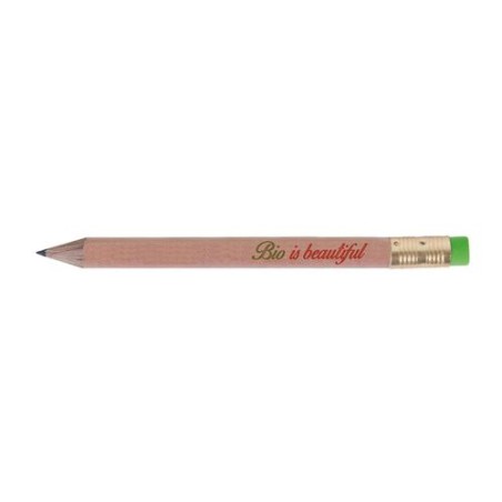 Crayon Éco-responsable Personnalisé Agenda Rond 8,7 Incolore - Prestige impression haute définition