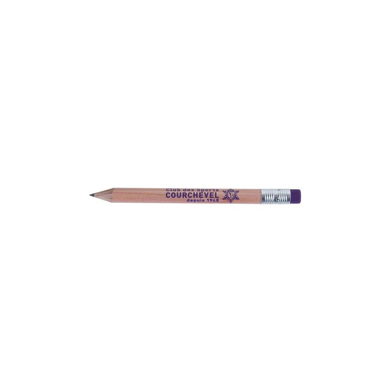 Crayon Éco-responsable Personnalisé Agenda Rond 8,7 Incolore - Prestige objet promotionnel éco-responsable