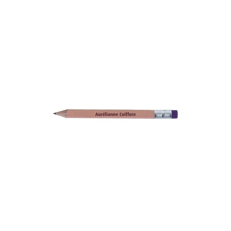 Crayon Éco-responsable Personnalisé Agenda Rond 8,7 Incolore - Prestige cadeau collaborateur premium
