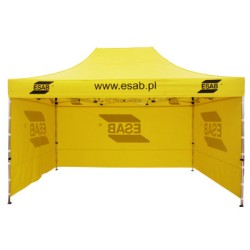 Tonnelle pliante personnalisée 3x6m - Mobilier événementiel pas cher