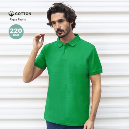 Polo Personnalisé Adulte Couleur Koupan Matières : coton Taille textile : M Couleurs : jaune cadeau collaborateur premium