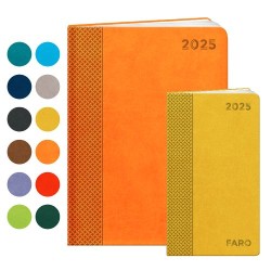 Agenda personnalisable 2025 FARO Couleurs : bleu canard Matières : papier (FSC) goodies publicitaire événementiel 2