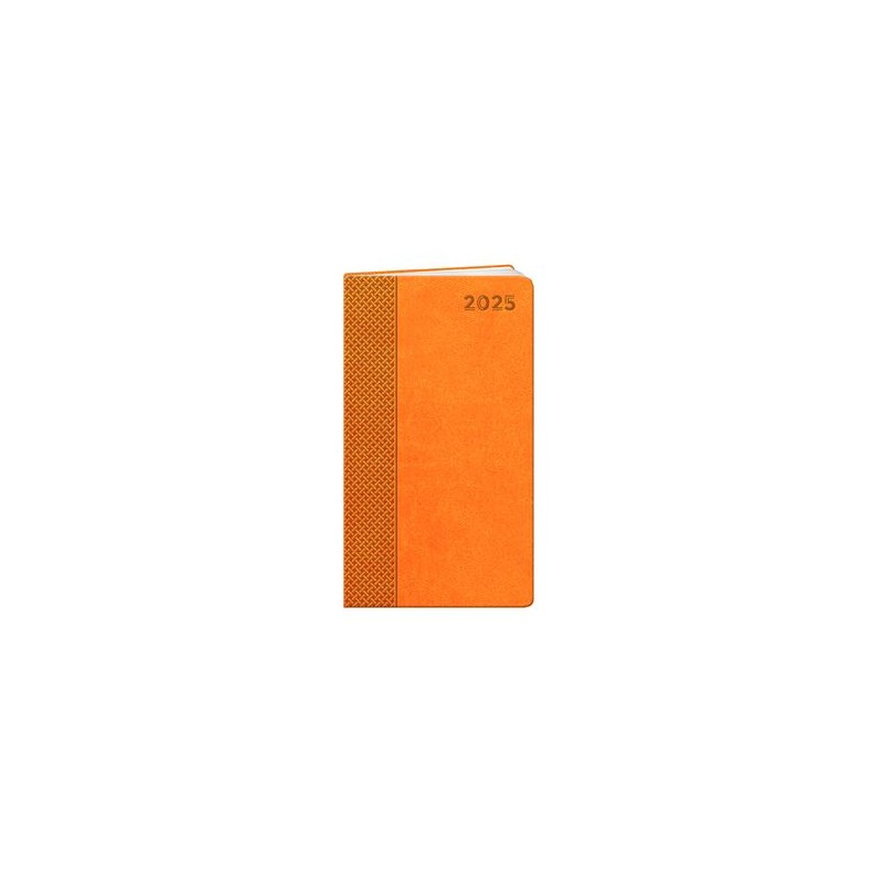 Agenda personnalisable 2025 FARO Couleurs : orange Matières : papier (FSC) goodies entreprise design