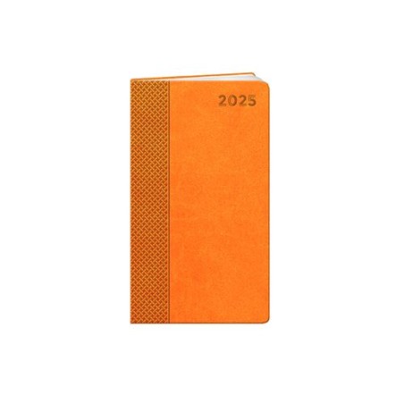 Agenda personnalisable 2025 FARO Couleurs : orange Matières : papier (FSC) goodies entreprise design