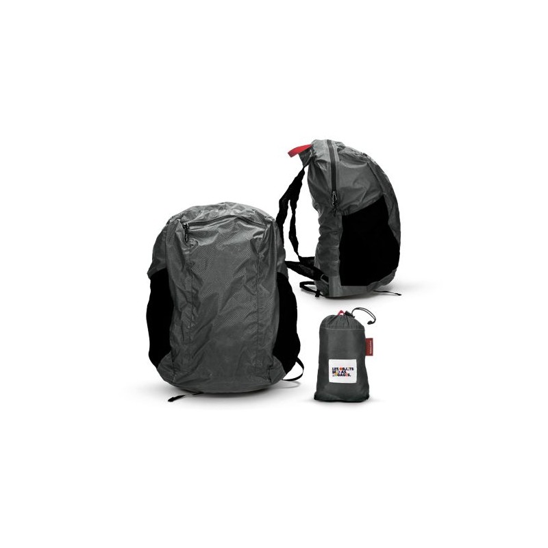 Sac à dos pliable imperméable de sport personnalisé pas cher cadeau collaborateur premium
