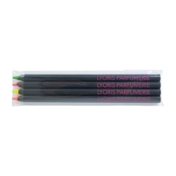 Sachet de 4 surligneurs noirs 17,6 cm - Objets Publicitaires