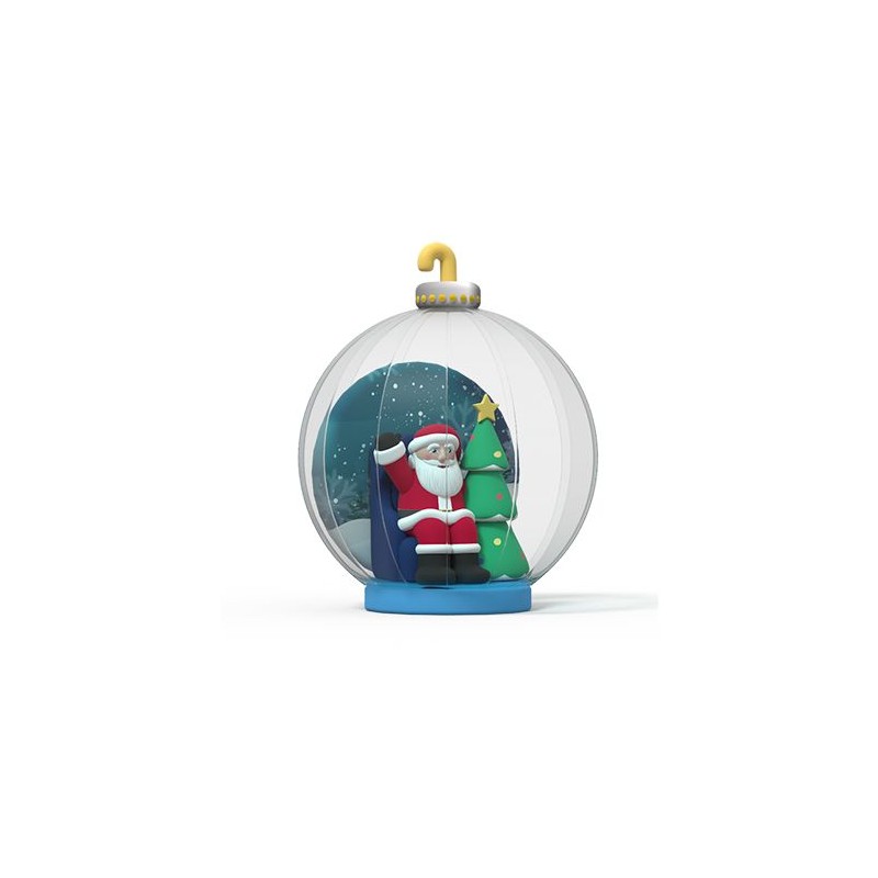 Père Noël Gonflable Personnalisable - PLV Festive Matières : polyester livraison express 24h 48h