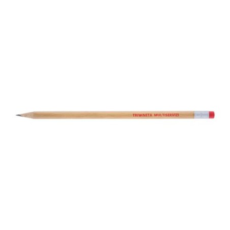 Crayon hexagonal  17,6 cm - personnalisé ECO HEXA Incolore T Gomme objet promotionnel éco-responsable