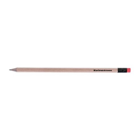 Crayon hexagonal  17,6 cm - personnalisé ECO HEXA Incolore T Gomme cadeau affaires élégant