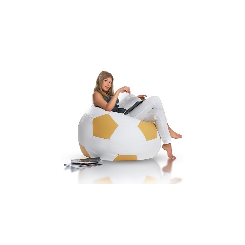 Pouf Fauteuil Ballon de Foot - Confort et Style