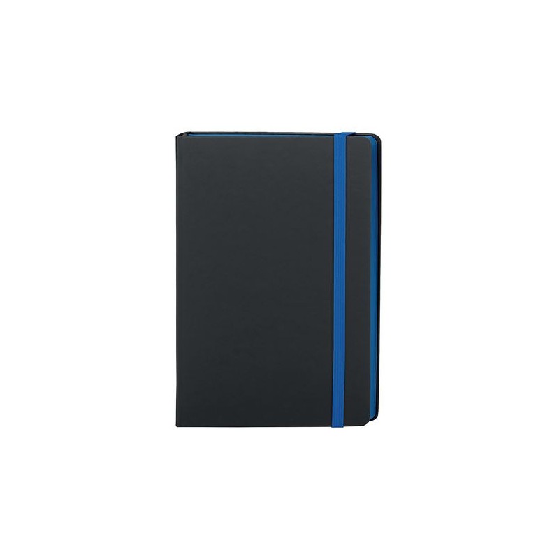Carnet personnalisable noir et blanc CODE BLACK & CODE WHITE Couleurs : bleu Matières : papier (FSC) objet promo petit budget