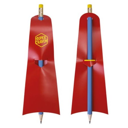 Crayon Éco-responsable Personnalisé Supman - Super Crayon
