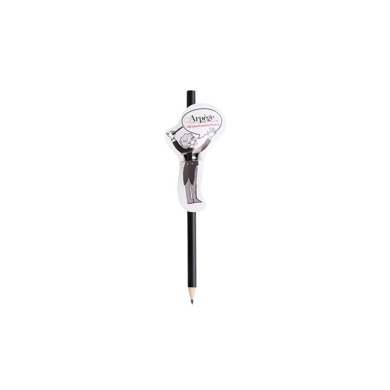 Surligneurs personnalisables Prestige Black - 4 pièces marquage laser ultra précis