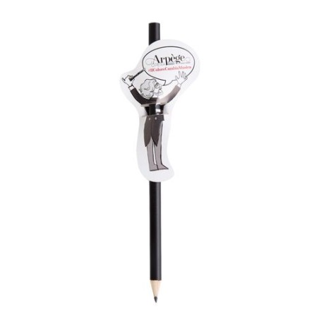 Surligneurs personnalisables Prestige Black - 4 pièces marquage laser ultra précis