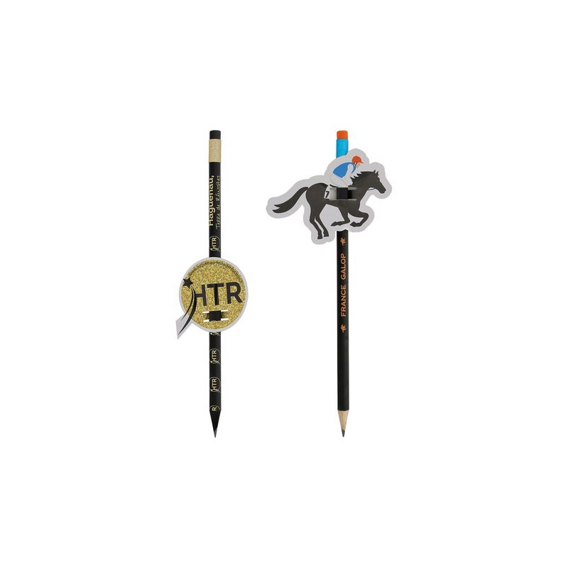 Surligneurs personnalisables Prestige Black - 4 pièces cadeau collaborateur premium