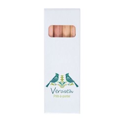 Étui Éco-responsable Personnalisable pour 6 Crayons Aquarellables - CR COUL 8,7