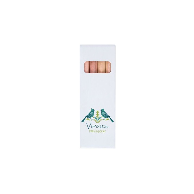 Étui Éco-responsable Personnalisable pour 6 Crayons Aquarellables - CR COUL 8,7 objet promo petit budget