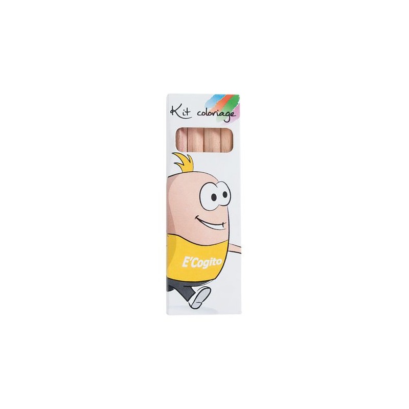 Étui Éco-responsable Personnalisable pour 6 Crayons Aquarellables - CR COUL 8,7 personnalisation sur mesure