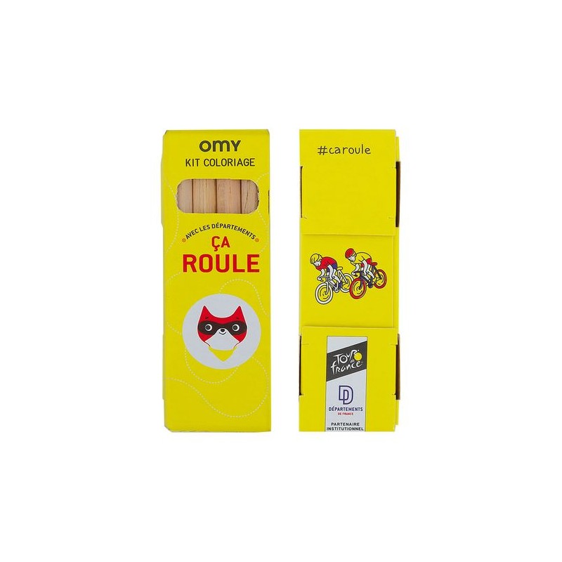 Étui Éco-responsable Personnalisable pour 6 Crayons Aquarellables - CR COUL 8,7 impression haute définition