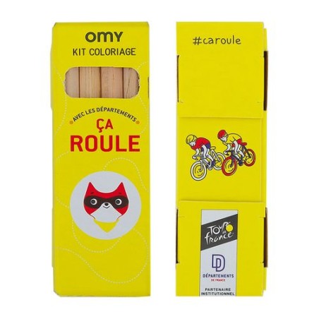 Étui Éco-responsable Personnalisable pour 6 Crayons Aquarellables - CR COUL 8,7 impression haute définition