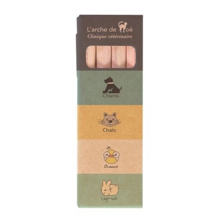 Étui 4 Crayons de Couleur Écologiques