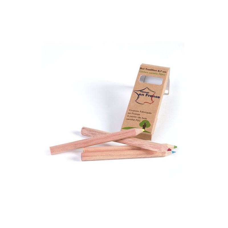 Étui Éco-responsable Personnalisable pour 6 Crayons Aquarellables - CR COUL 8,7 goodies entreprise design