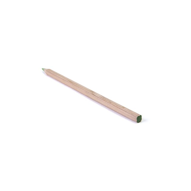 Crayon personnalisé  Trèfle Prestige 17,6 cm Matières : bois Couleurs : vert objet promo petit budget