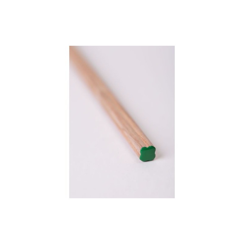 Crayon personnalisé  Trèfle Prestige 17,6 cm Matières : bois Couleurs : vert impression haute définition