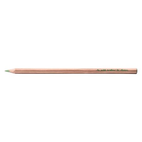 Crayon personnalisé  Trèfle Prestige 17,6 cm Matières : bois Couleurs : vert objet promo petit budget
