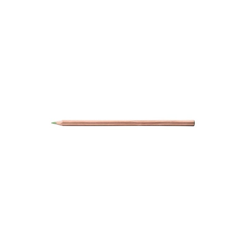 Crayon personnalisé  Trèfle Prestige 17,6 cm Matières : bois Couleurs : vert personnalisation sur mesure