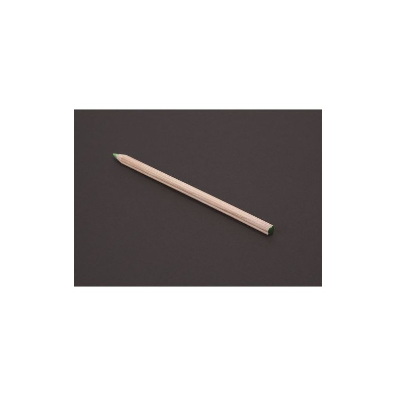 Crayon personnalisé  Trèfle Prestige 17,6 cm Matières : bois Couleurs : vert personnalisable avec votre logo