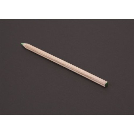 Crayon personnalisé  Trèfle Prestige 17,6 cm Matières : bois Couleurs : vert personnalisable avec votre logo